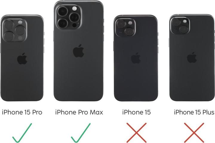 Actual product image Hama Lens Protect (3 Piece, Apple iPhone 16 Pro Max, Apple iPhone 16 Pro)