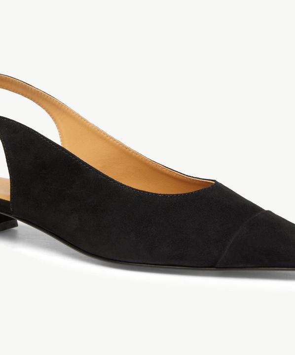 Immagine prodotto Comma Pantoletten Slingback-Ballerinas aus Veloursleder (38)