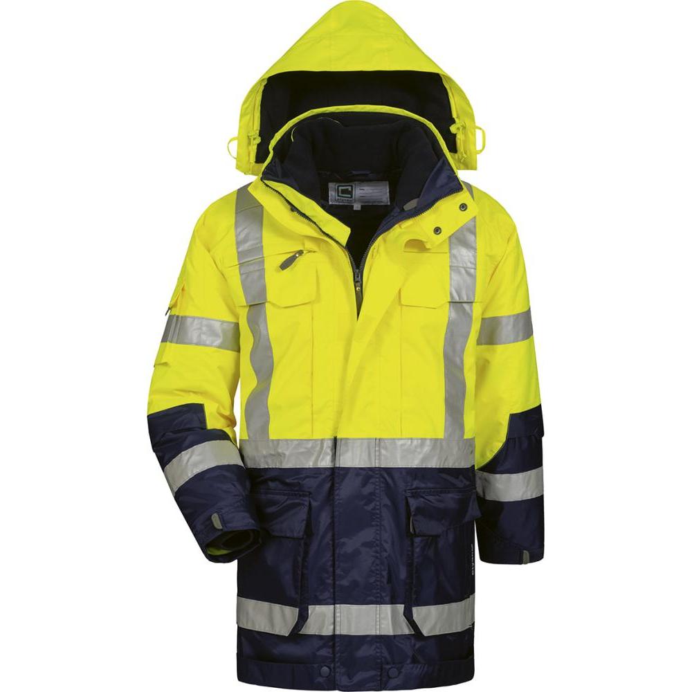 Elysee, Arbeitsjacke, Warnschutzparka Jekyll Grösse M gelb/marine (M)