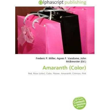 Amaranth (Color), Fachbücher