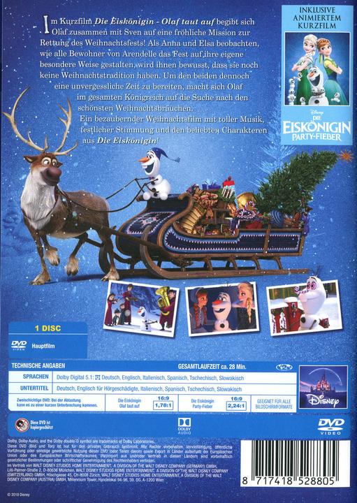 Actual product image Disney Interactive Studios The Ice Queen - Olaf Taut Up & The Ice Queen - (DVD, 2018, German)