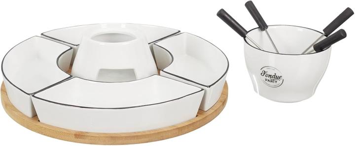 Immagine prodotto Cook Concept scatola della fonduta supporto di bambù cupx4 e p4