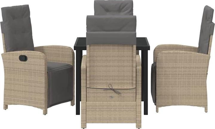 Produktbild vidaXL Garten Essgruppe (80 x 80 x 73 cm)