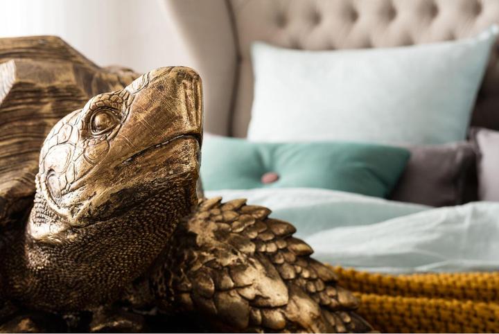 Actual product image Kare Design Deco figure Turtle Gold XL