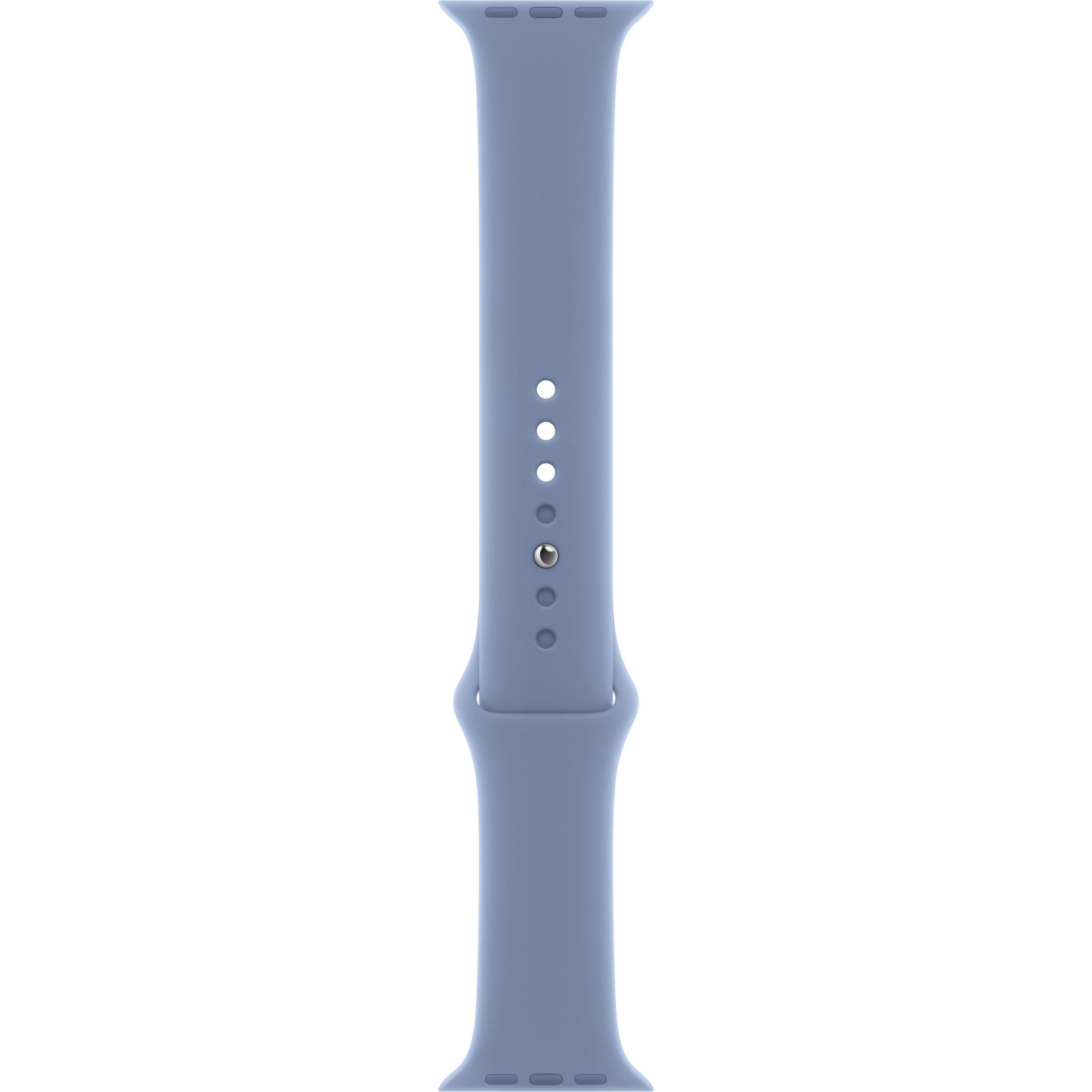Apple Sportarmband (41 mm, Fluorelastomer, Apple Watch Series 9), Uhrenarmband, Blau