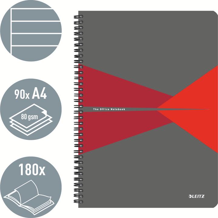Actual product image Leitz Notebook Office PP (A4, Lined, Soft cover)