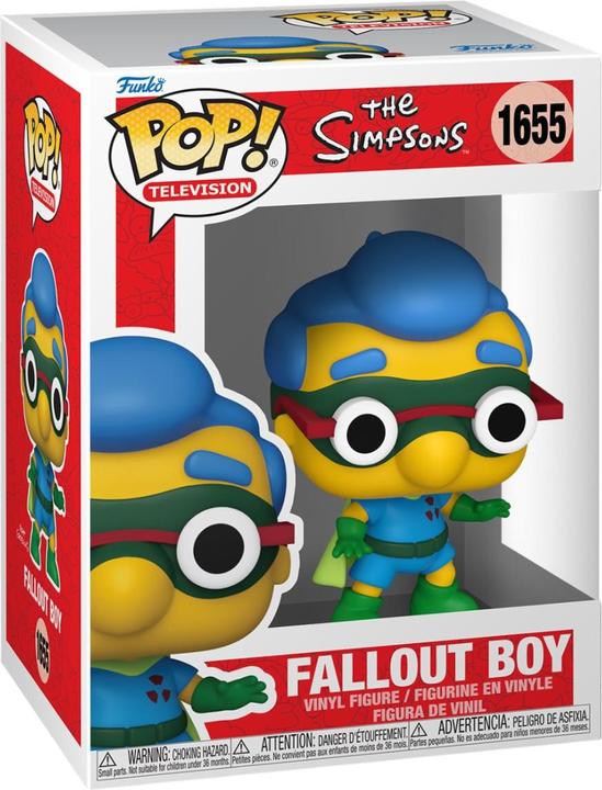 Actual product image Funko Simpsons Pop! Animation Vinyl Figur Milhouse 9 cm