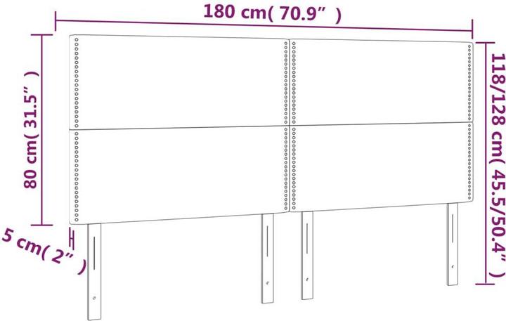 Image du produit VidaXL Maëlle (180 x 5 x 128 cm)
