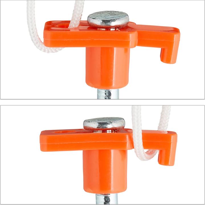 Actual product image Relaxdays Set of 10 Heavy Duty Tent Pegs