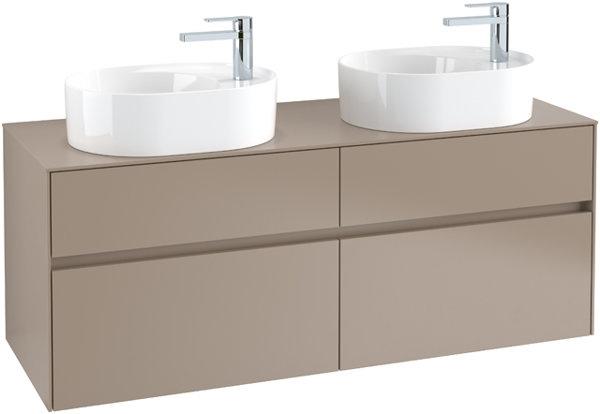 Produktbild Villeroy & Boch Collaro Waschbeckenunterschrank 1400x548x500 mm, 4 Auszüge, für 2 Waschbecken, C0 (147 x 50 x 57 cm)
