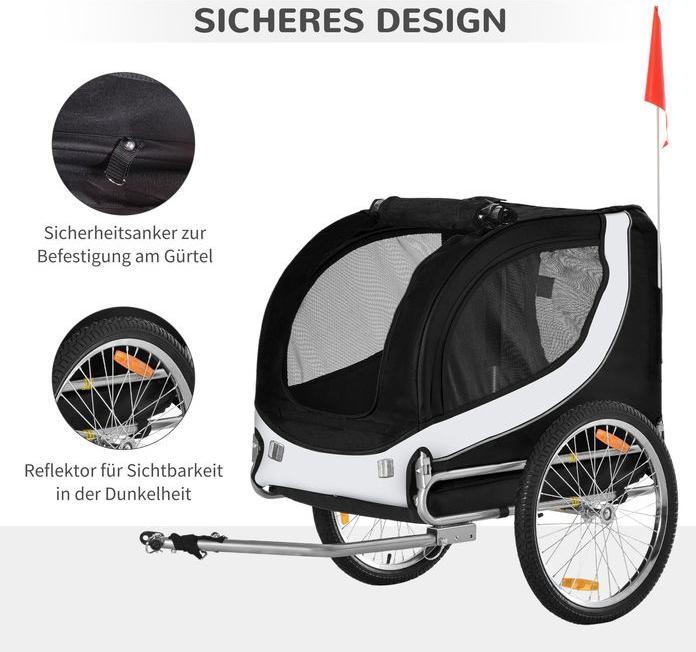 PawHut Fahrradanhänger