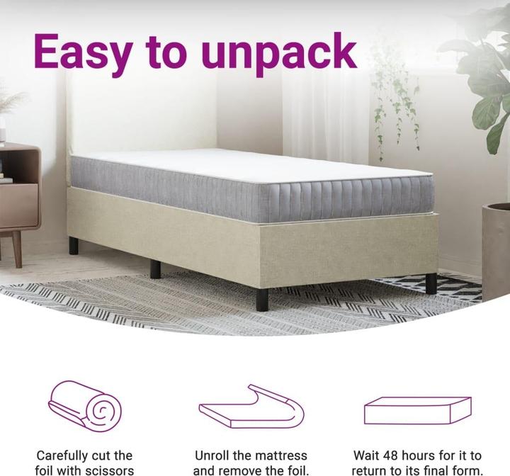 Immagine prodotto vidaXL Jeronima (70 x 200 cm, Nucleo della molla)