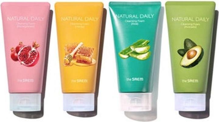 Image du produit The Saem (THESAEM) Natural Daily Cleansing Foam 150ml - Cadeau gratuit (Mousse nettoyante, 150 ml)