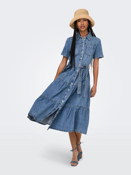 Produktbild Only ONLALIYAH Langes Kleid Jeanskleid (XS)