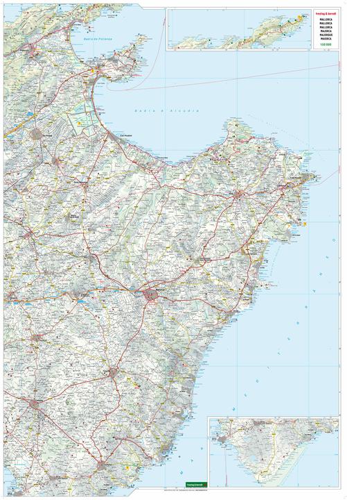 Actual product image Žemėlapis - Maljorka 1:50 000