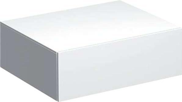 Produktbild Geberit Seitenschrank Xeno wei hochglanz 1 Auszug 58x20 cm 500507011 (58 x 20 cm)