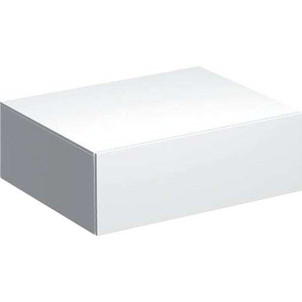 Geberit, Badezimmerschrank, Seitenschrank Xeno wei hochglanz 1 Auszug 58x20 cm 500507011 (58 x 45 x 20 cm)