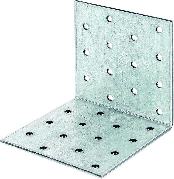 Produktbild Alberts Lochplattenwinkel 60 x 60 x 60 mm, sendzimirverzinkt, 1 Stck (Lochplattenwinkel, 1 Stk.)