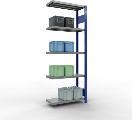 Actual product image Schulte Lagertechnik MULTIplus250 boltless add-on bay system with length bolts