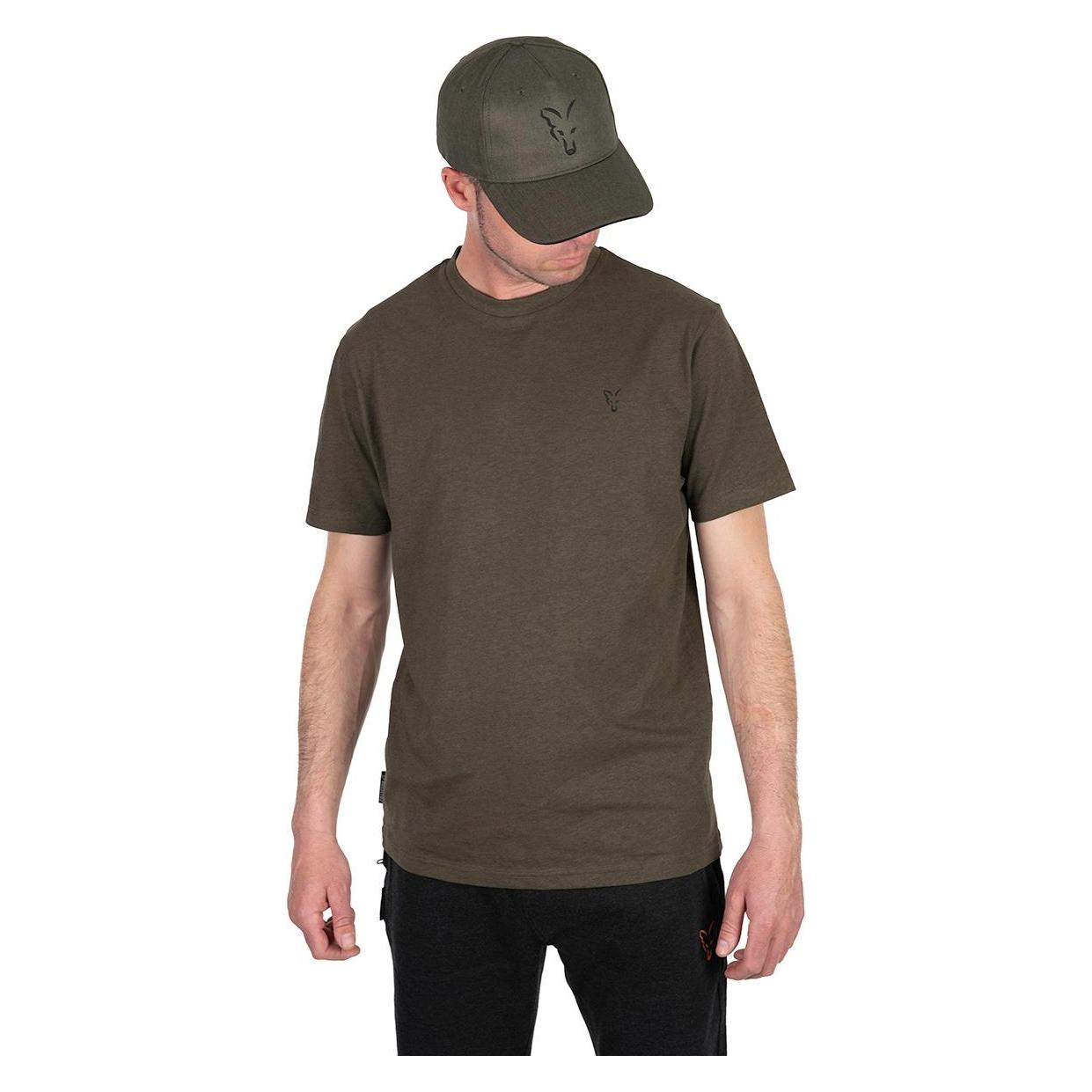Fox, Herren, Shirts, T-Shirt, Grün, Orange, Schwarz, (S)