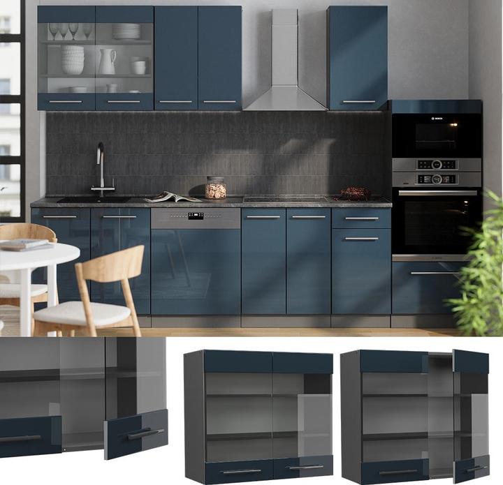Produktbild Vicco Küchenglasschrank Fame-Line (80 x 34.10 x 72 cm)