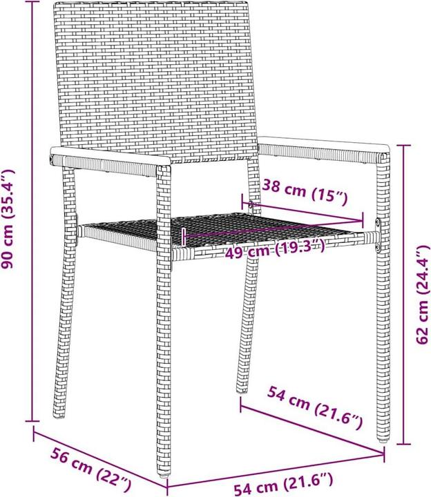 Produktbild vidaXL Gartenmöbel