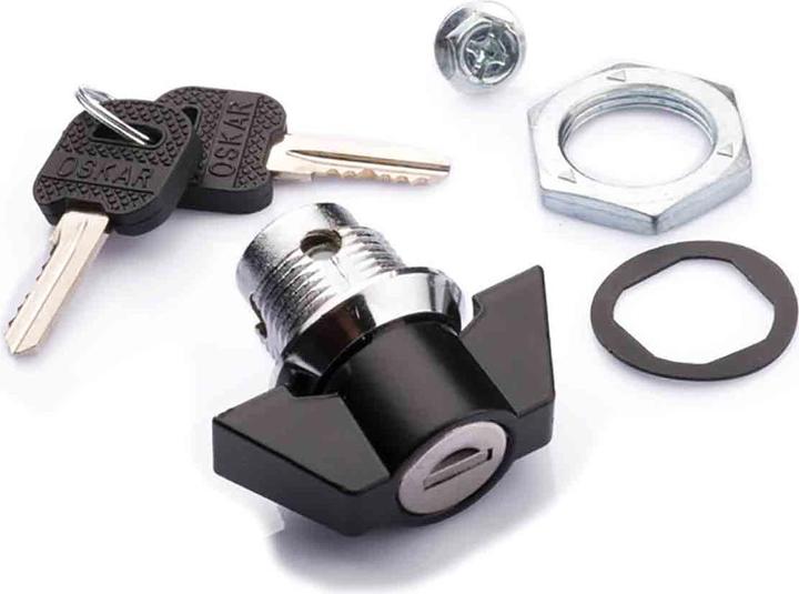 Image du produit RS PRO Serrure de rechange en acier, serrure de rechange pour armoire à outils de