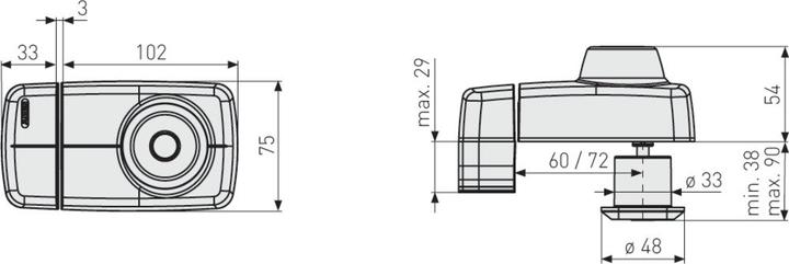 Actual product image Abus Additional door locks