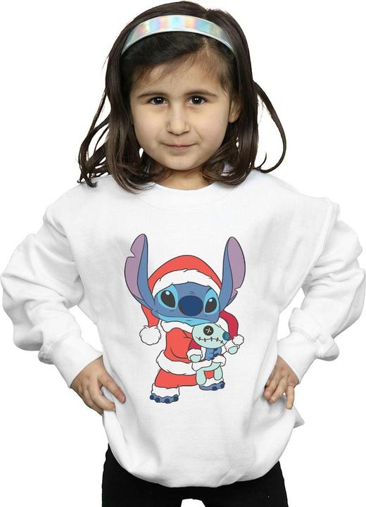 Produktbild Disney Lilo And Stitch Stitch Christmas Sweatshirt Mädchen (140, 146)