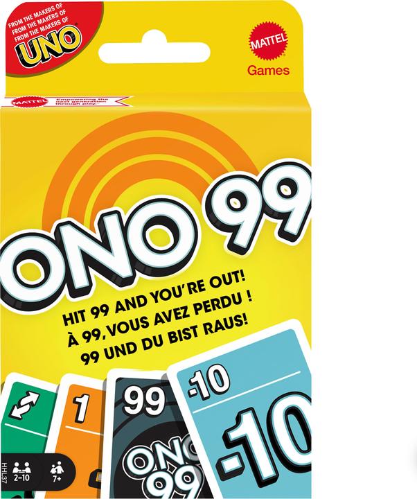 Produktbild Mattel Games O'NO 99 Kartenspiel (Deutsch, Französisch, Italienisch, Englisch)