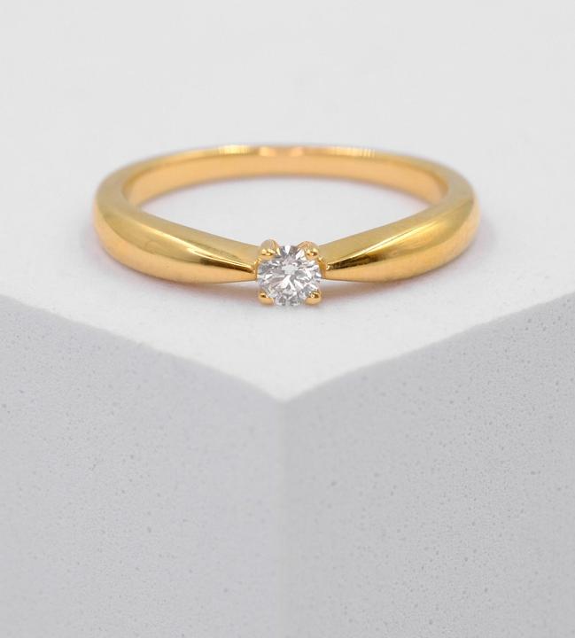 Actual product image Muau Solitaire (56, 750/18 K Gold)