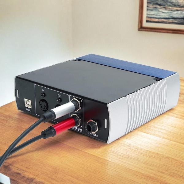 Produktbild keepdrum Splitter-Kabel AC047M 6.35mm Klinke Mono zu 2x RCA-Cinch (5 m)