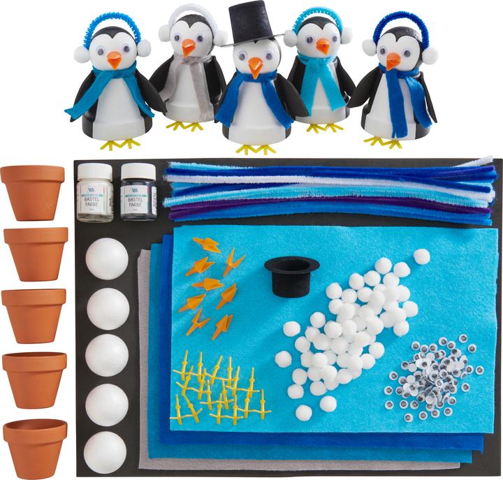 Actual product image VBS Craft set "Penguins", 5 pieces