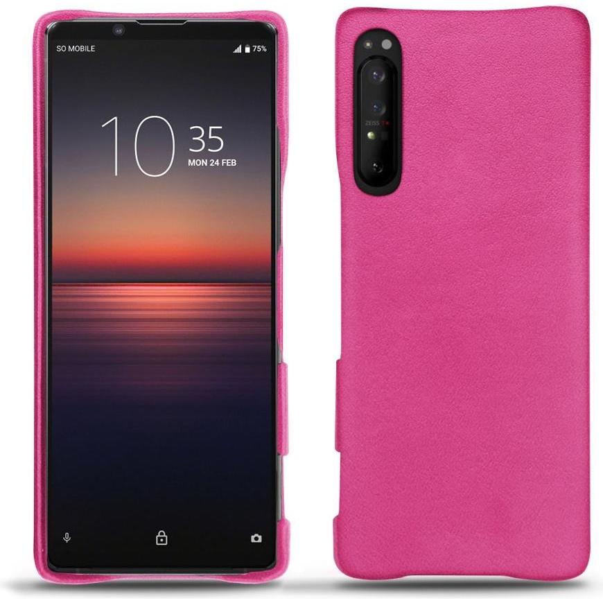 Noreve Lederschutzhülle (Sony Xperia 1 II), Smartphone Hülle, Rosa