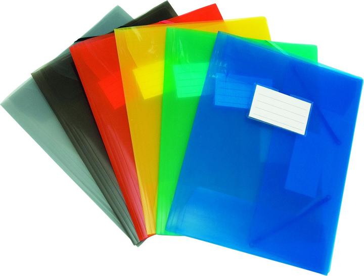 Actual product image Donau envelope cover push button, pp, a7, 180 micron, yellow (A7)