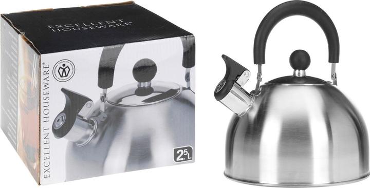 Immagine prodotto Excellent Houseware Bollitore per tè in acciaio inox, 2500 ml (2.50 l)