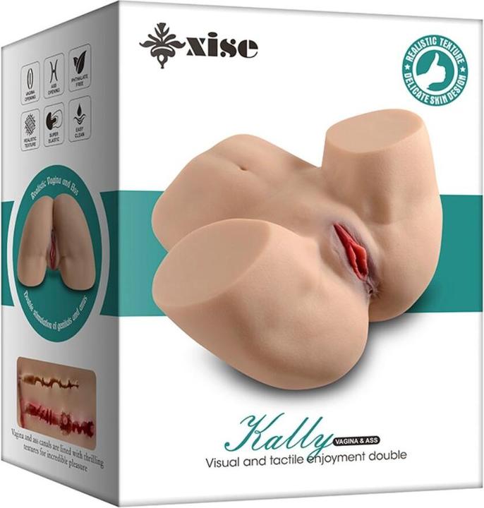 Image du produit Xise - Kally Realistischer Multipositions-Vagina- Und Anus-Masturbator