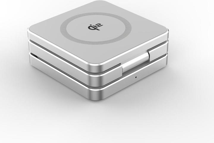 Actual product image Misura MH08 Pro - 3-in-1 Foldable Qi2 Wireless Charger - BLACK