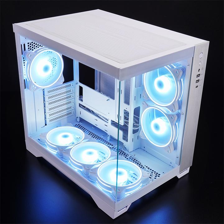 Produktbild Chieftec Visio GM-30W-TG-OP (weiss, Tempered Glass x 2) (ATX, mATX, Mini-ITX)