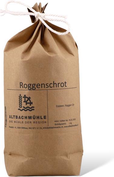 Produktbild Altbachmühle Roggenschrot, 1 kg (1000 g)