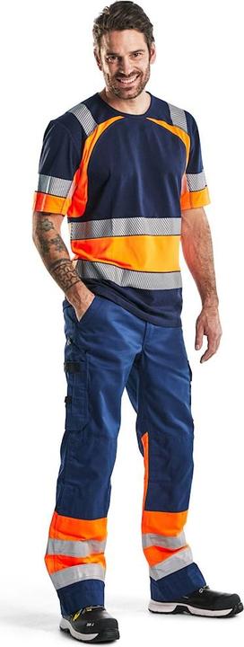 Produktbild Blakläder unisex Warnschutzhose 1564 blau Groesse 56 (56, 56)