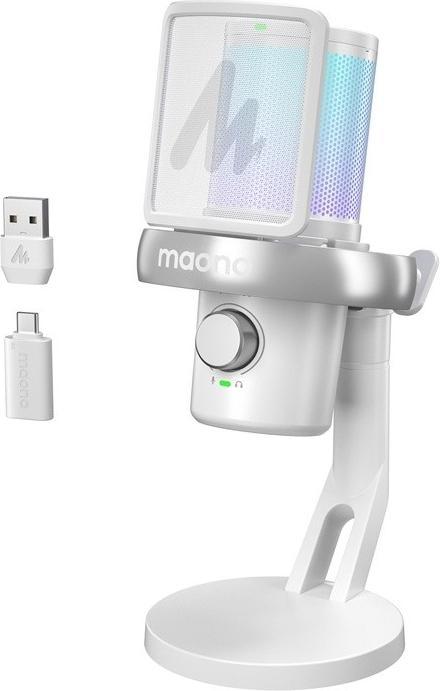 Actual product image Maono DM40 Pro Microphone (white)