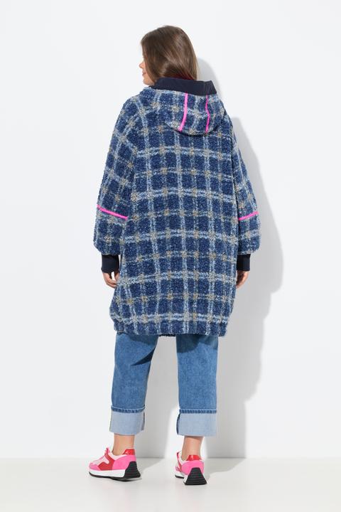 Image du produit Laurasøn Veste en peluche oversize, avec capuche et fermeture zippée à double sens (58)