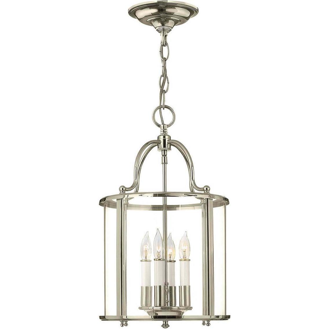 Elstead Lighting, Pendelleuchte, Gentry Hängeleuchte E14 4-fach Poliertes Nickel (E14)