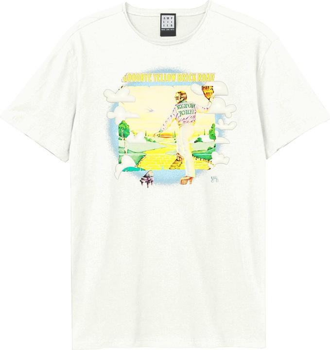 Immagine prodotto Amplified Goodbye Yellow Brick Road Cover Maglietta Elton John Adulto Unisex (XXL)
