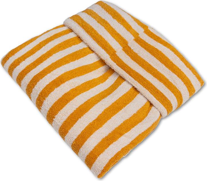 Productafbeelding Swim Essentials Luxe strandponcho geel gestreept