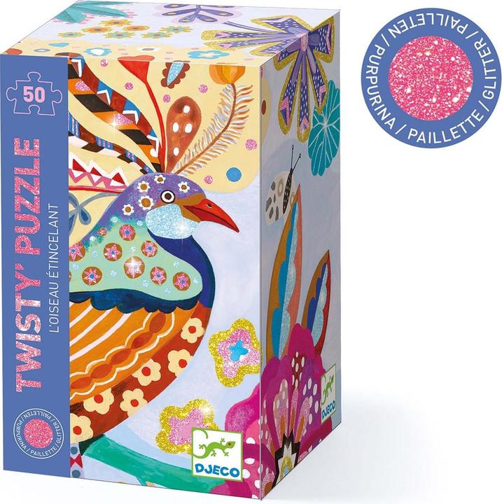 Immagine prodotto Djeco Puzzle Wizzy Bird 50 pezzi (50 pezzi)