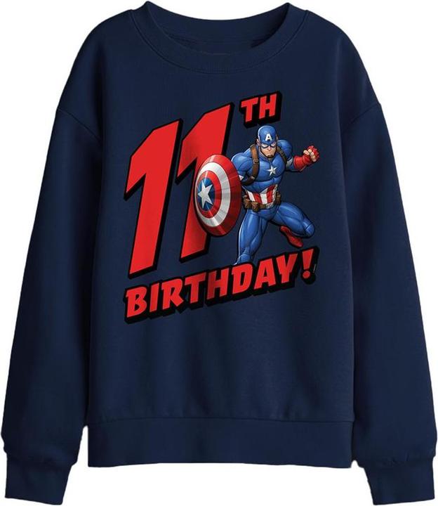 Produktbild Captain America Sweatshirt 11. Geburtstag (128)