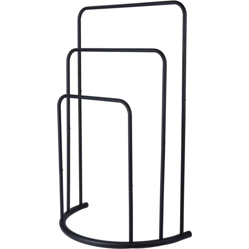 Bathroom Solutions Schwarz Handtuchhalter + Handtuchhaken, Ellianna