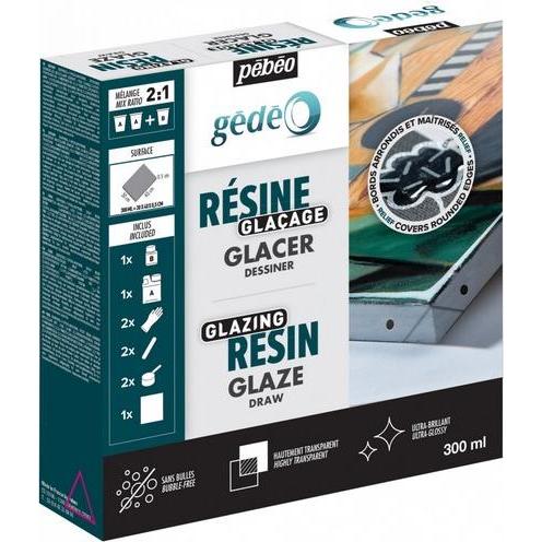Pebeo, Künstlerfarbe + Bastelfarbe, Gédéo Kit Überzugharz (300 ml)